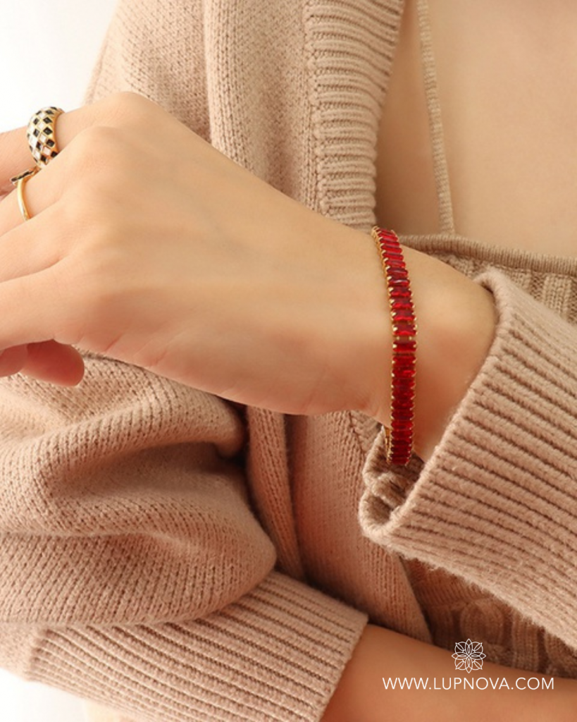 Pulsera baguettes continuos