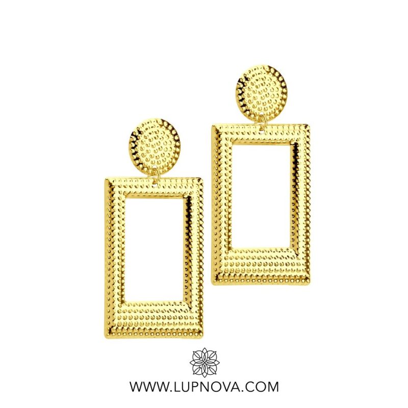 Aretes Golden Frame