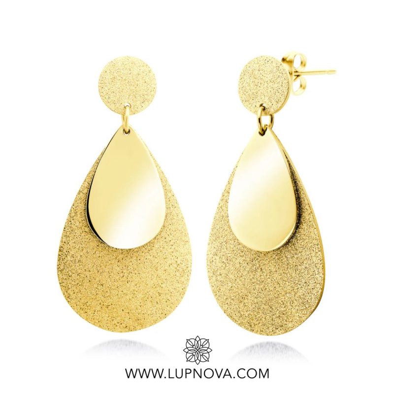 Aretes Golden Drops - Imagen 2